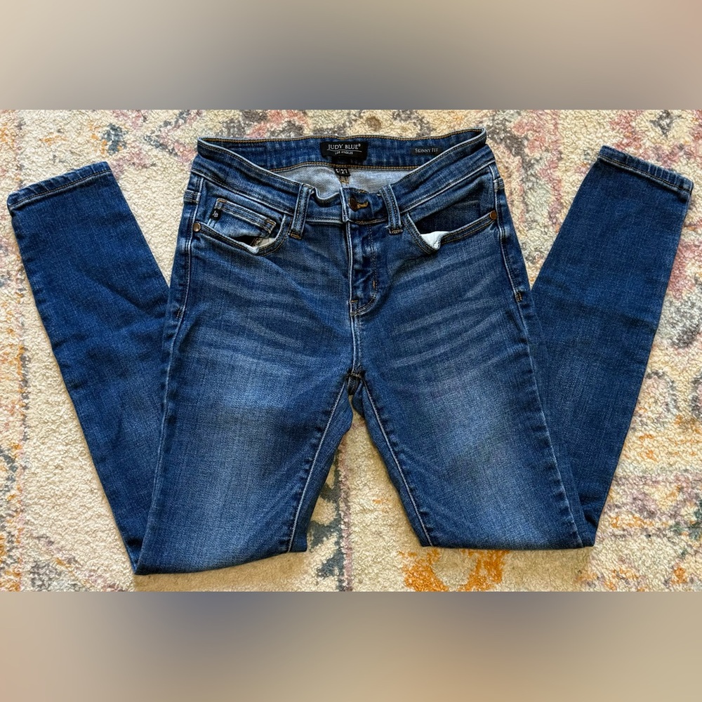 Judy Blue Women’s Sz 5/27 Blue Skinny Fit Medium Wash Denim Jeans